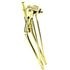 Lowrider 26" Classic Spring Fork 1" Gold